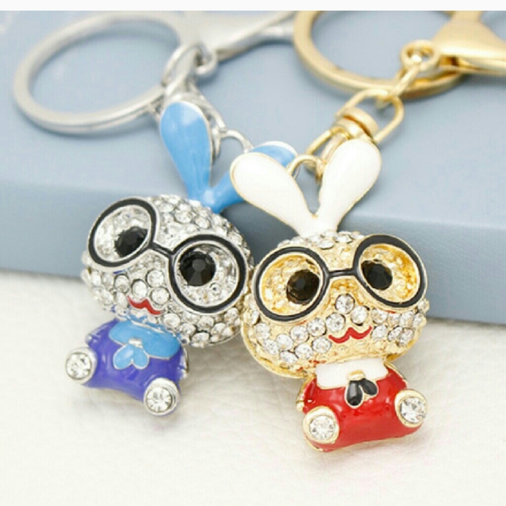 🐣 Bunny bag charm and keychain 🐇
